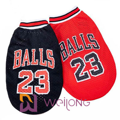 কাস্টমাইজেবল প্রিন্ট নম্বর জাল পোষা টি শার্ট Nba পোষাক পোশাক জার্সি