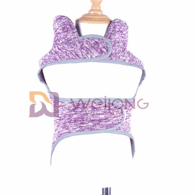 Warp Fleece আস্তরণের কুকুর উদ্বেগ Vest জ্যাকেট বেগুনি Fleece কুকুর কোট
