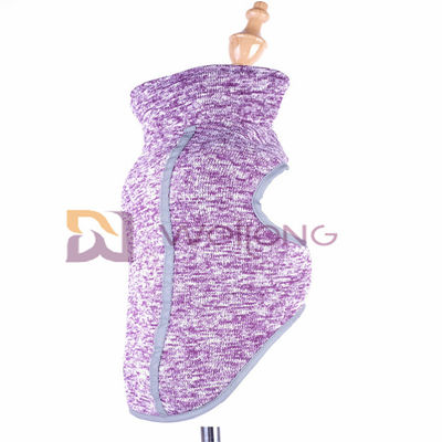 Warp Fleece আস্তরণের কুকুর উদ্বেগ Vest জ্যাকেট বেগুনি Fleece কুকুর কোট