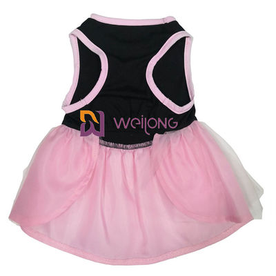 Tulle স্কার্ট হট রাইনস্টোন হ্যালোইন Tulle পোষা পোষাক / CVC জার্সি কুকুর সাজে